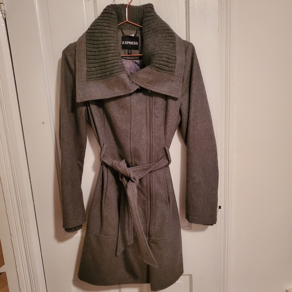 Express Women's Grey Coat